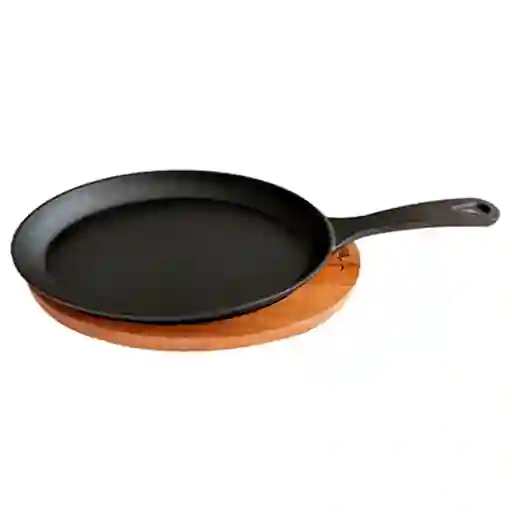 Sarten Iron Cast Base Madera Wayu