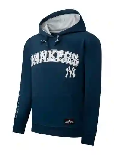 Poleron Mlb Ny I25 Azul Marino 12