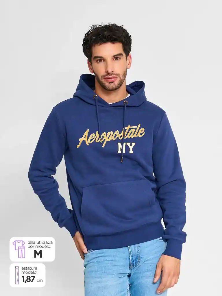 Poleron Aero Davio Fw25 Navy M