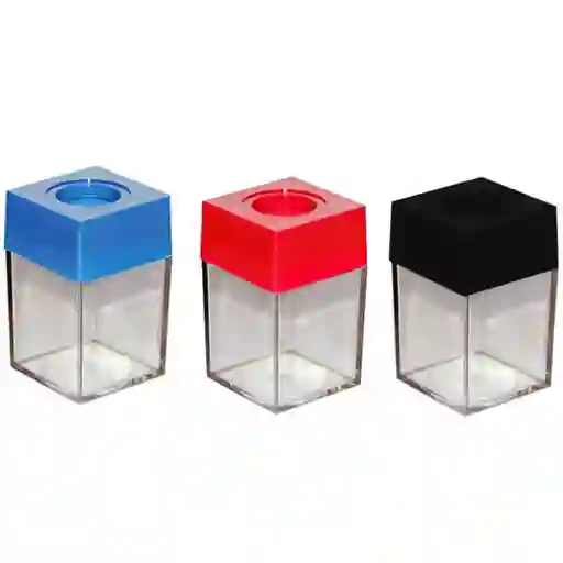 Porta Clips Forma Cuadrada Tamaño 4 X 7cm.