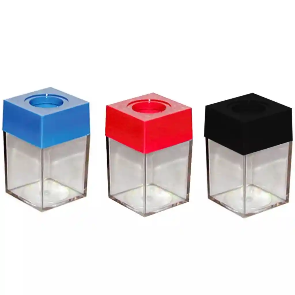 Porta Clips Forma Cuadrada Tamaño 4 X 7cm.