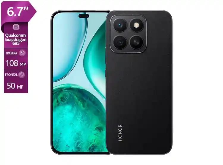 Pp Honor X8c 8+256gb Open Negro