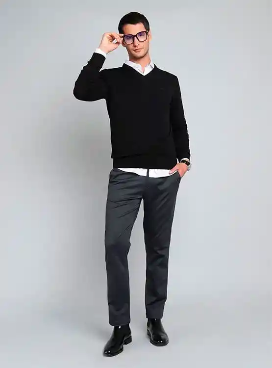 Sweater Arrow Ml Sw1000t Negro S