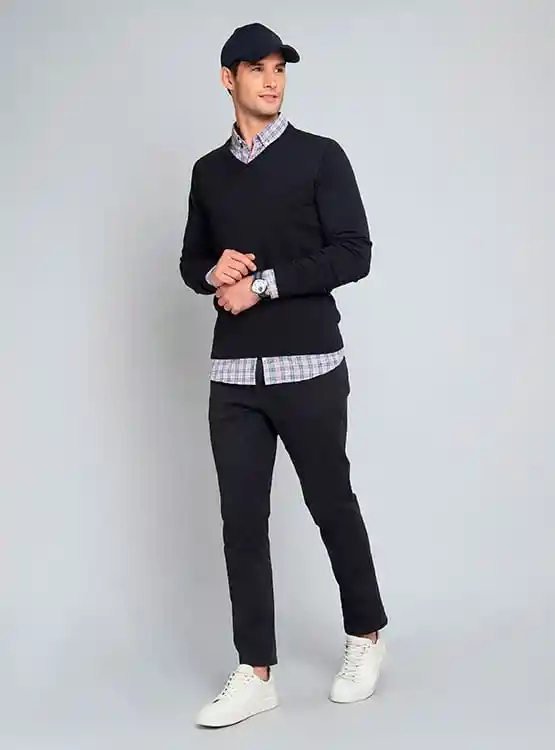 Sweater Arrow Ml Sw1000t Azul Marino M