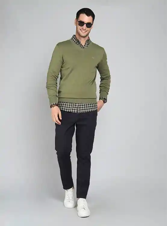 Sweater Arrow Ml Sw31030 Verde L