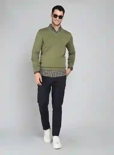Sweater Arrow Ml Sw31030 Verde M