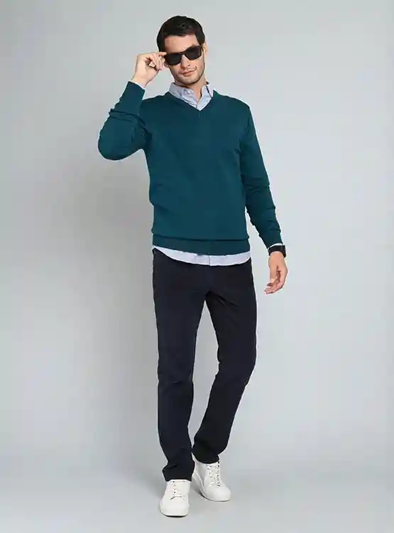 Sweater Arrow Ml Sw31030 Petroleo M