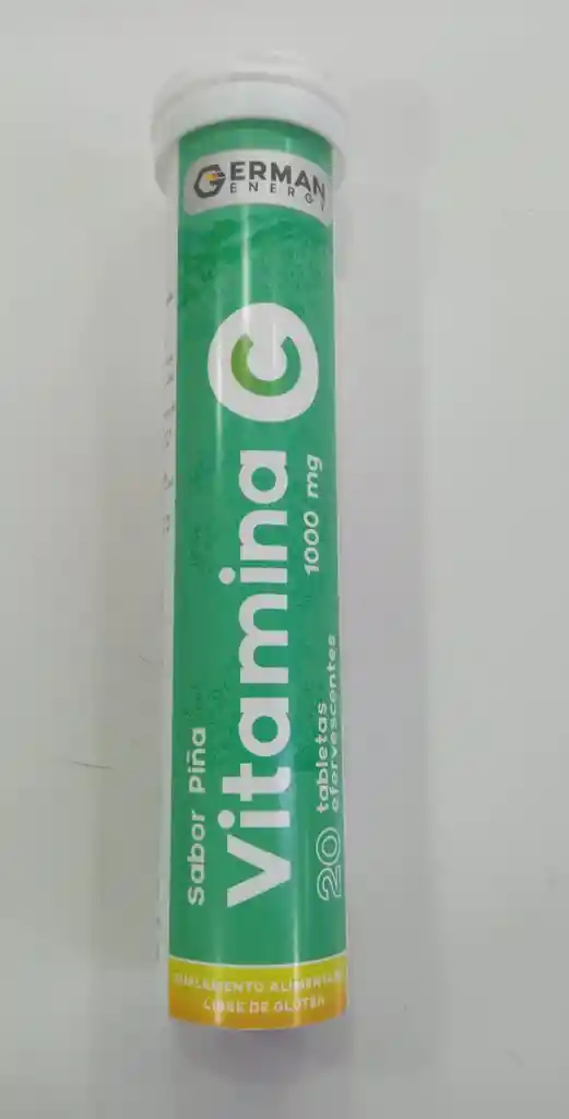 Vitamina C 1000mg Sabor Piña X 20