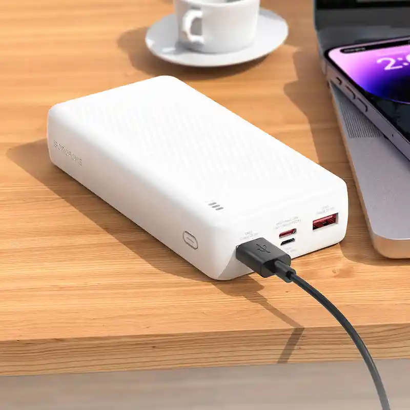 Powerbank Carga Rapida Borofone Bj56a 20000 Mah 22.5w Blanco