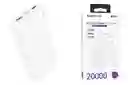 Powerbank Carga Rapida Borofone Bj56a 20000 Mah 22.5w Blanco
