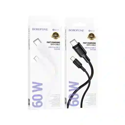 Cable Borofone Bx111 Tipo C - C 60w 1m