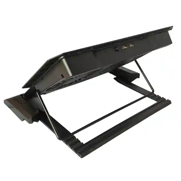 Cooler Para Notebook 12 -17″, Doble Ventilador De 14cm Y Ajustable / Mod. Ut-ntc020