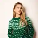 Kit Sweater Let It Snow Let It Snow Verde Billar Revesderecho