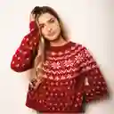 Kit Sweater Let It Snow Let It Snow Rojo Italiano Revesderecho