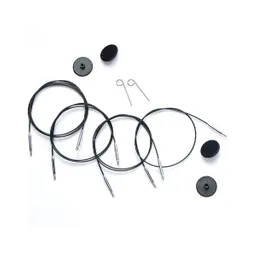 Cable Giratorio Nylon Silver Knit Pro 100 Cm Knit Pro