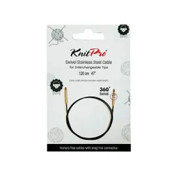 Cable Giratorio Nylon Matt Gold Knit Pro 50 Cm Knit Pro