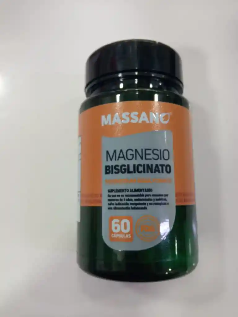 Massano Magnesio Bisglicinato Capsulas X 60