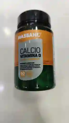 Massano Calcio Vitamina D Calcio + Vitamina D 60 Capsulas