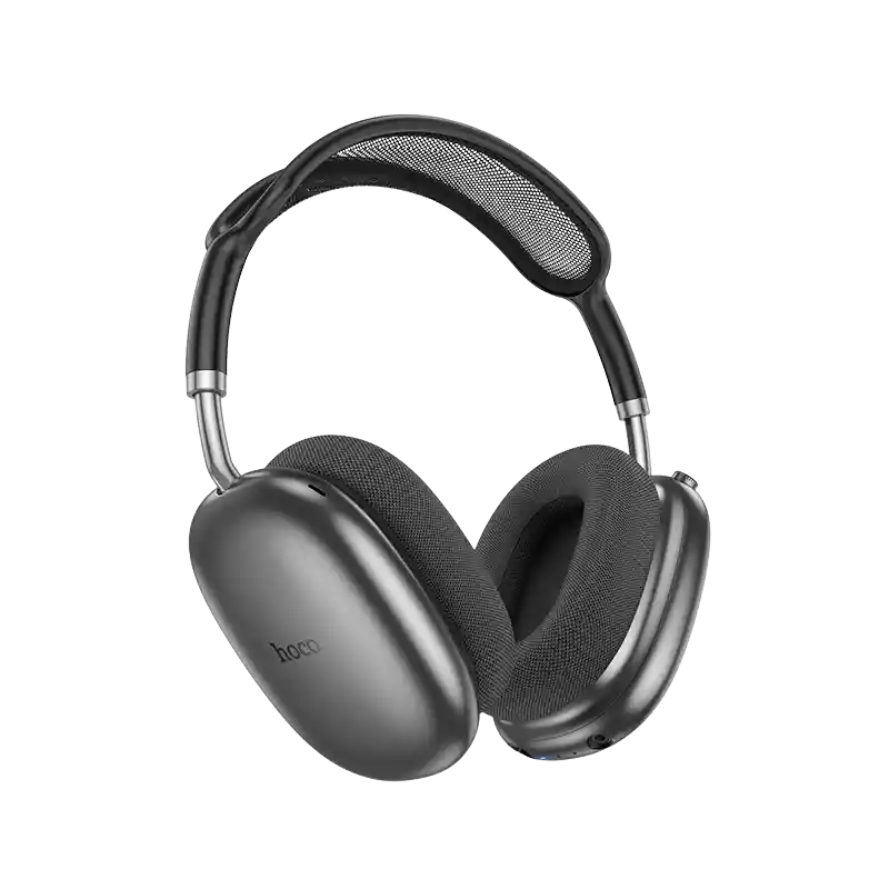 Audifonos Inalambricos Bt De Cintillo Hoco W55 Plus Con Cancelacion De Ruido Anc Negro