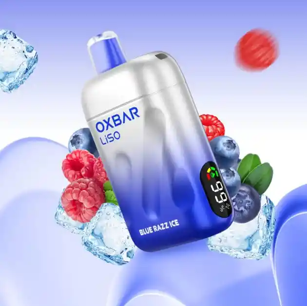 Oxbar Liso 28000 Puffs - Blue Razz Ice