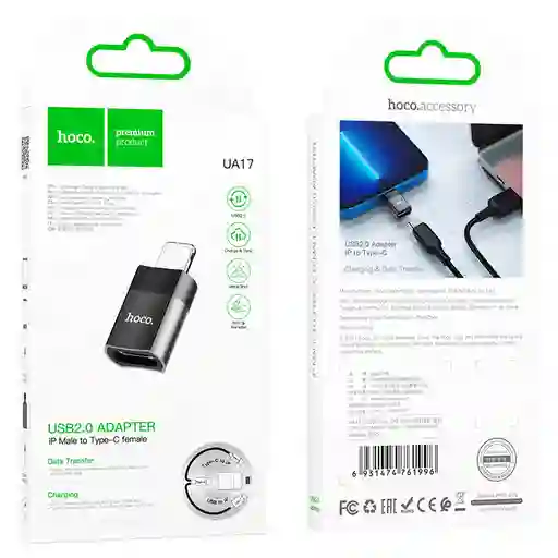 Adaptador Lightning A Tipo C Hoco Ua17