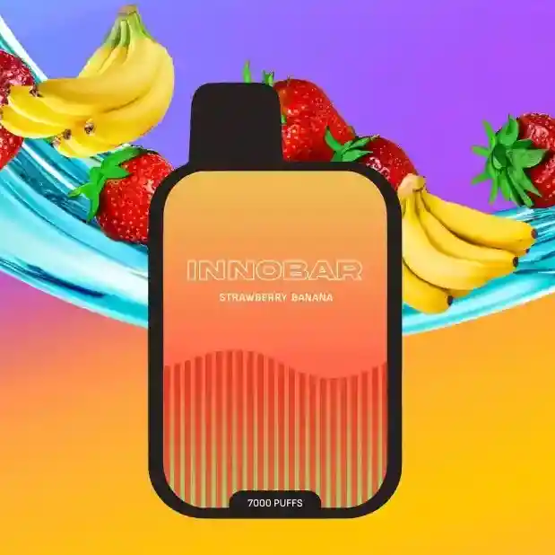 Vaper Innobar 7000 Puffs – Strawberry Banana