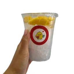 Vaso Con Hielo Y Mango