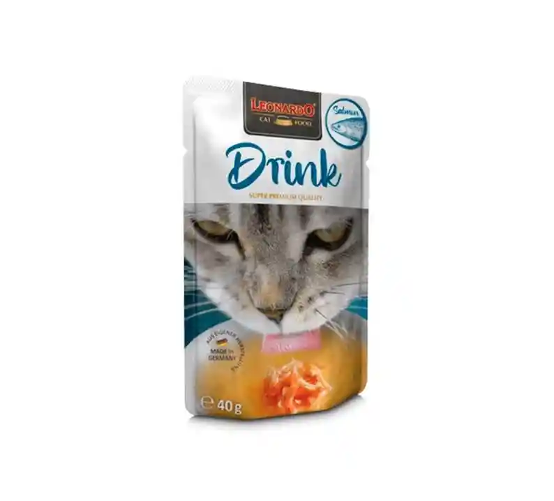 Alimento Humedo Leonardo Drink Salmon 40gr