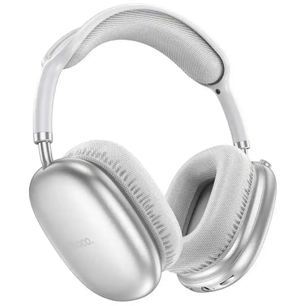 Audifonos Inalámbricos Bluetooth De Cintillo Hoco W35 Air 45hrs Plateado