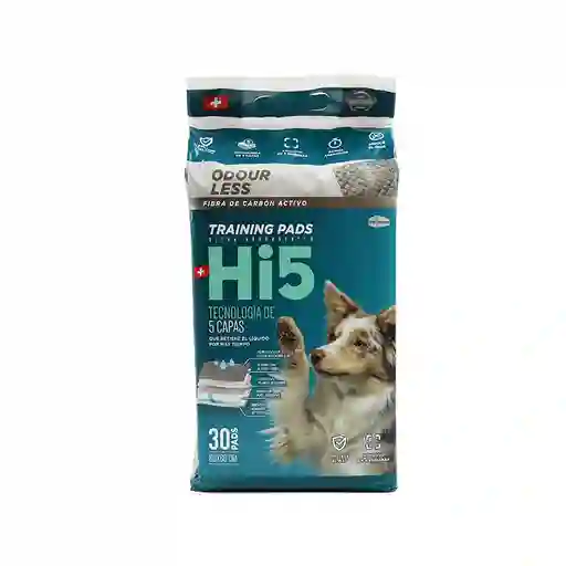 Hi5 Sabanillas Para Pipi De Perro De 60×60 Cm Con Carbón Activado (30 Unid)