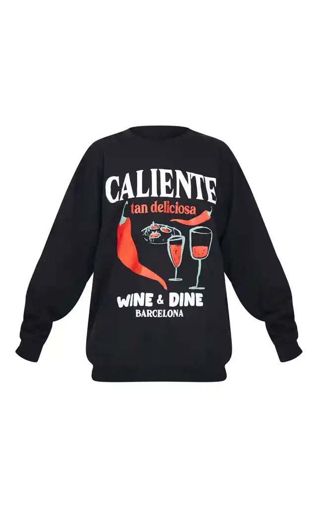 Poleron Negro Chilli Wine Diner Xs