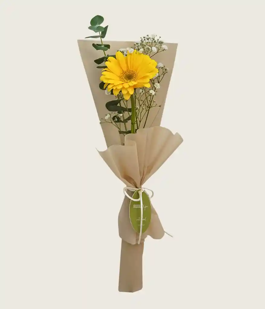 Gerbera Amarilla Individual