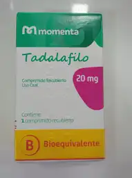 Tadalafilo (b) 20mg 1 Comprimido Recubierto