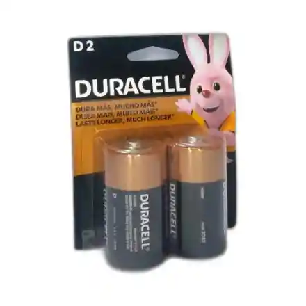 Pack 2 Pilas Duracell D2