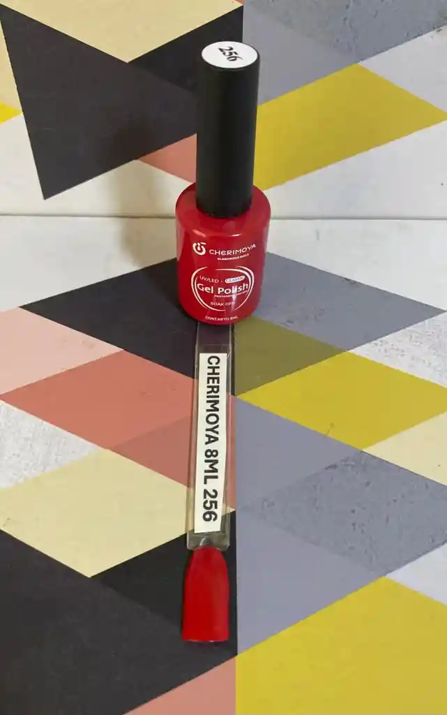 Gel Polish Uv/led Cherimoya 8ml # 256 Rojo Italiano