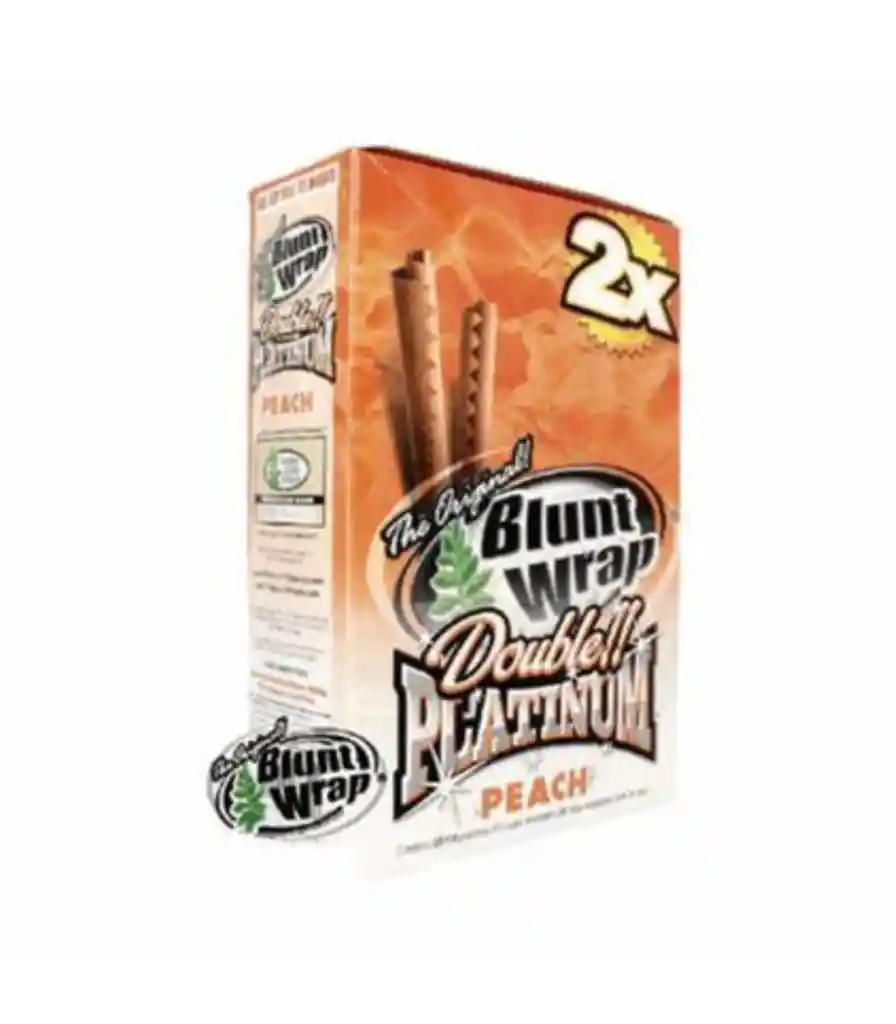 Display Blunt Wrap Hemp Platinum Peach 25u