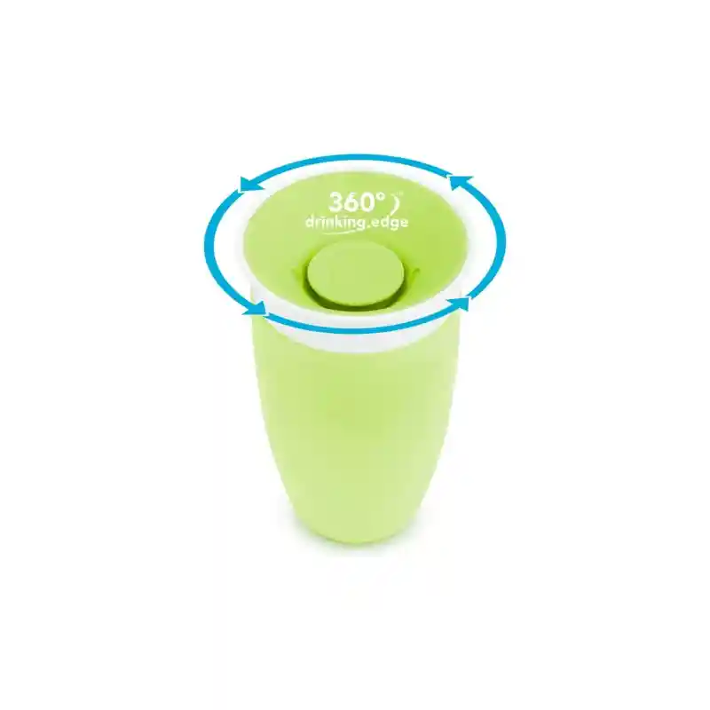Vaso Antiderrame Miracle 360 Sippy Munchkin - Verde 296 Ml