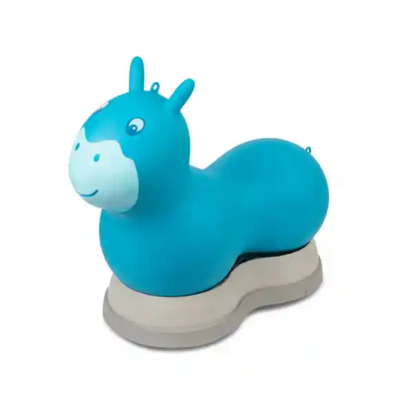 Micro Correpasillo Saltarín Inflable Azul