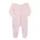 Warmi Enterito Blanca Tira Bordada Rosa 3a6