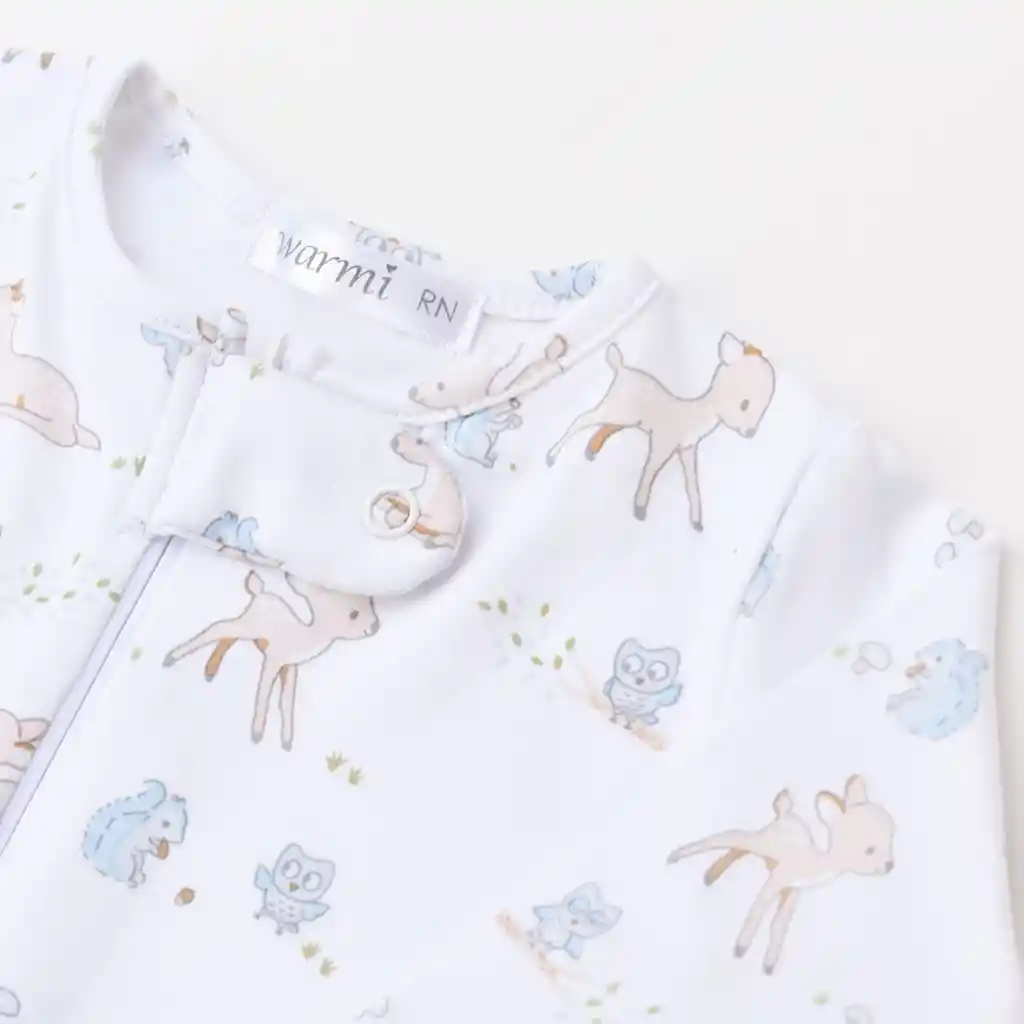 Warmi Enterito Con Cierre Venado Celeste 3a6