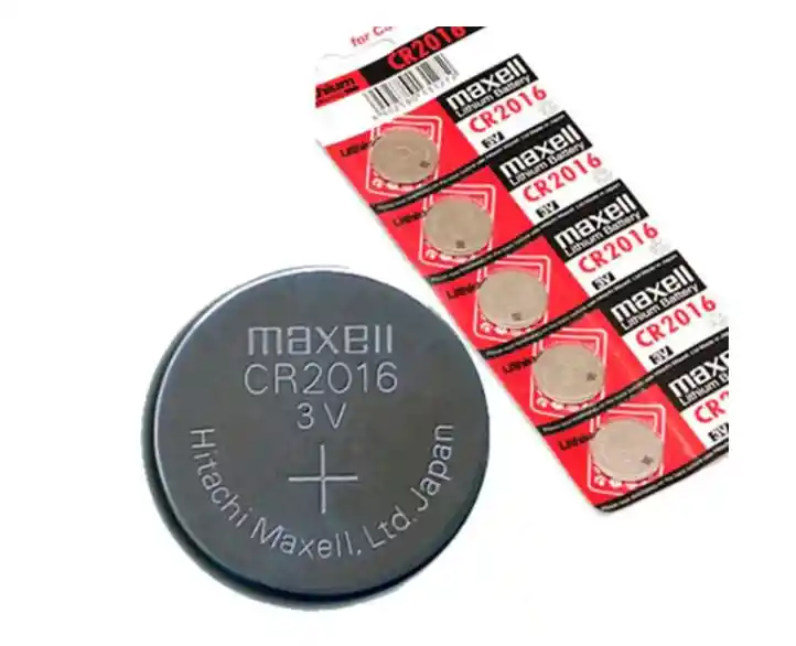 Blister De Pila Maxell Tipo Boton Cr2016 3v