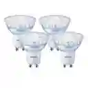 Pack De 4 Led Gu10 Essential Corepro Ledspot 730lm Gu10 865 60d Luz Fria