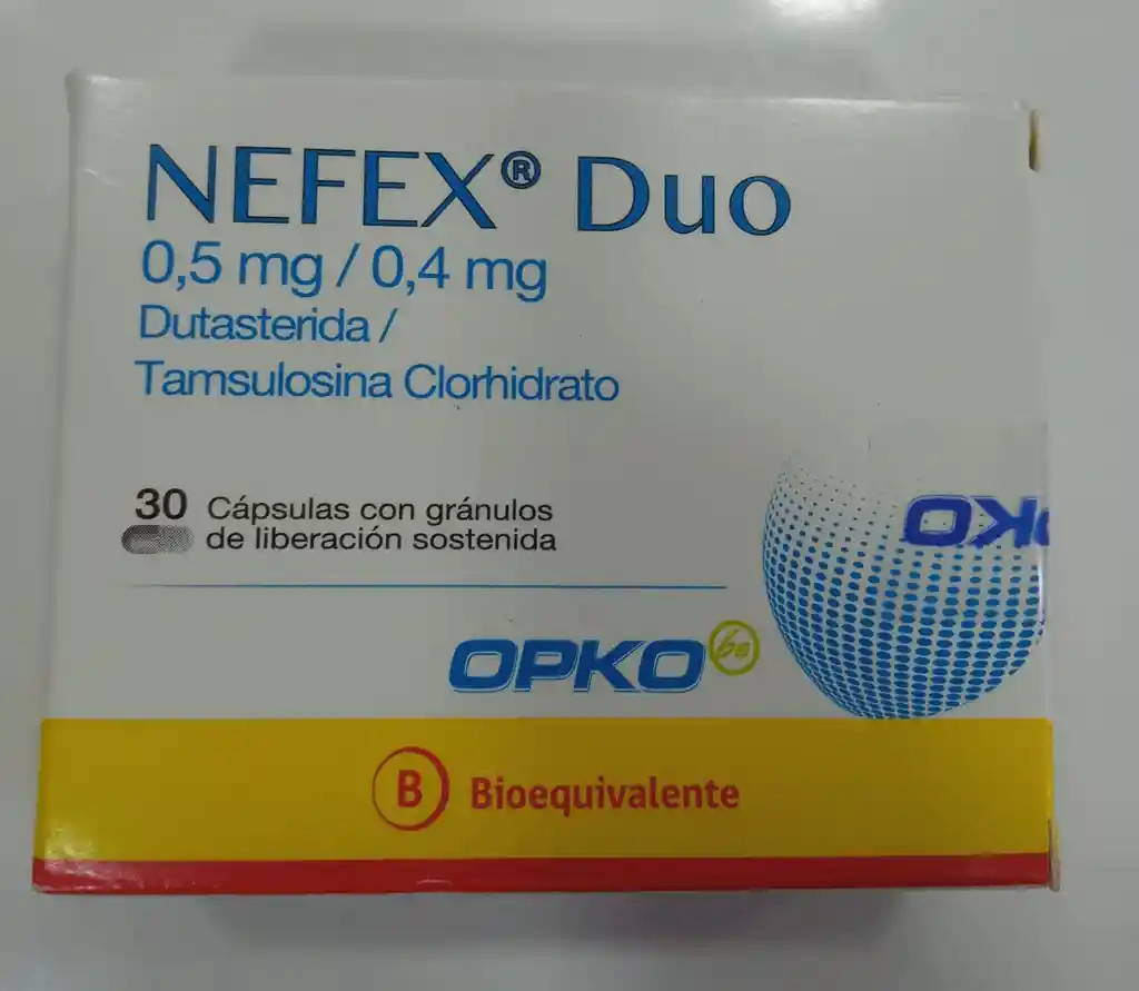 Nefex Duo 0,5 Mg / 0,4 Mg 30 Cápsulas