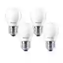 Pack 4 Gotas Led Versión Estándar Ecohome Ledbulb 4w E27 6500k G45 1pf Ar
