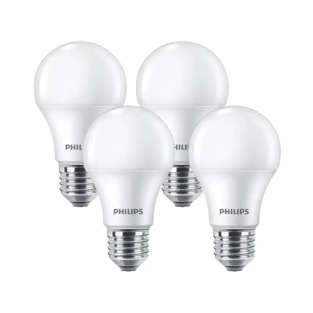 Pack 4 Ampolleta Led Ecohome 14w E27 Philips