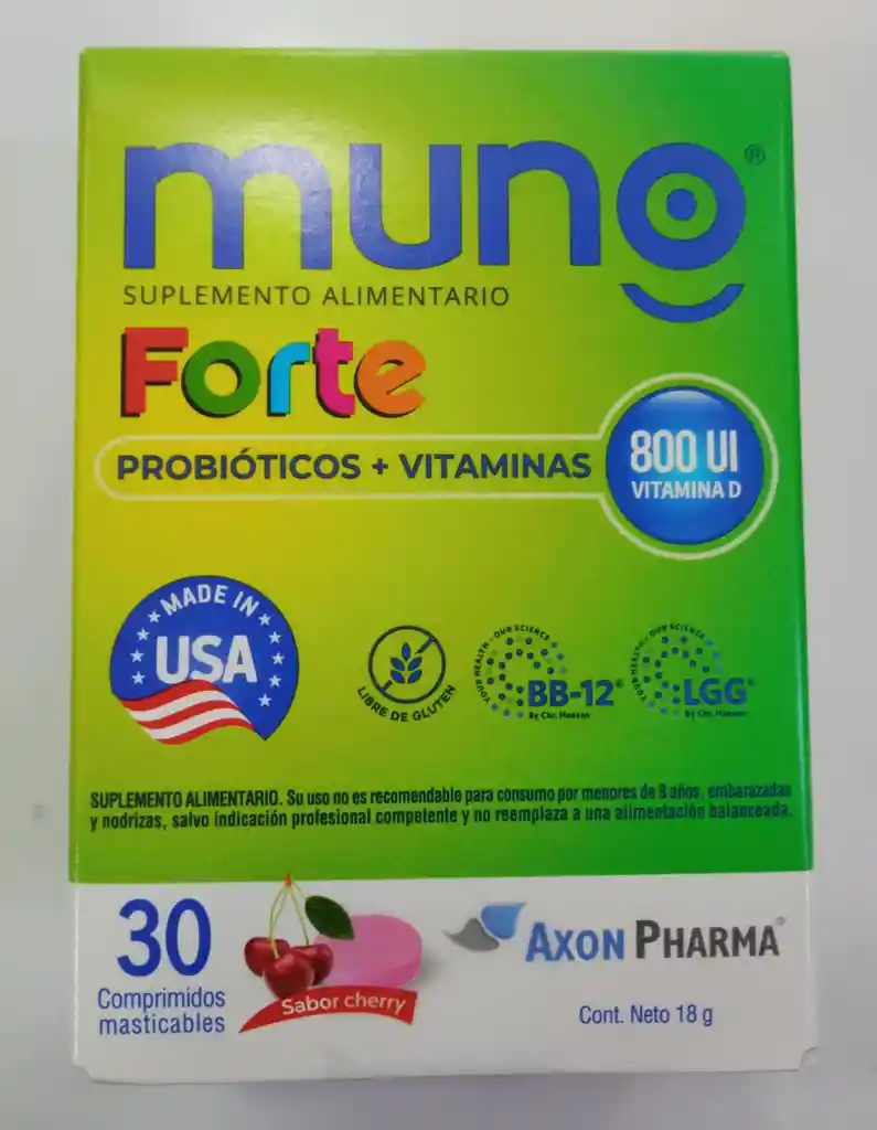 Muno Fortex 30 Comprimidos Maticables