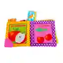Libro Sensorial Tela Estimulación Visual Juguete Bebe (frutas)