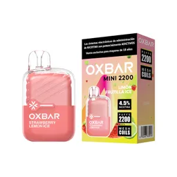 Vaporizador Oxbar 2200 Puffs Mini Limón Frutilla Ice