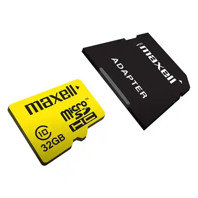 Tarjeta De Memoria Microsd 32gb Maxell + Adaptador 90mb/s