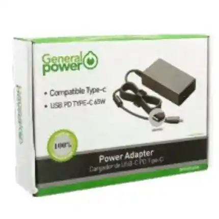 Cargador De Notebook- General Power - 65w Usb-c